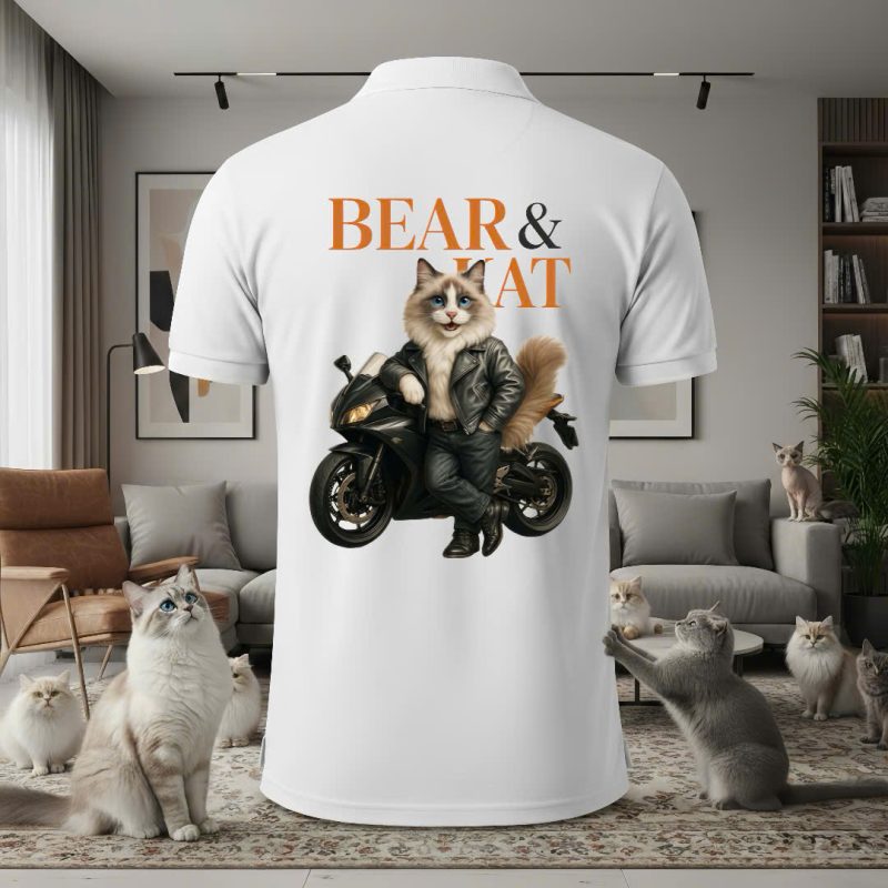 (P7) 🐾 Polo Bear and Kat – Black Rider Edition