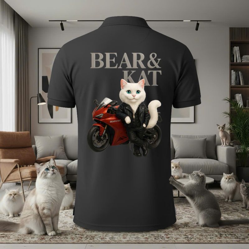 Alternative view of (P2)🐾 Polo Bear and Kat – Khaomanee Rider Edition