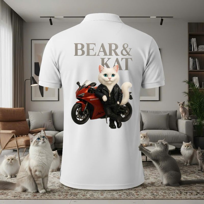 (P2)🐾 Polo Bear and Kat – Khaomanee Rider Edition